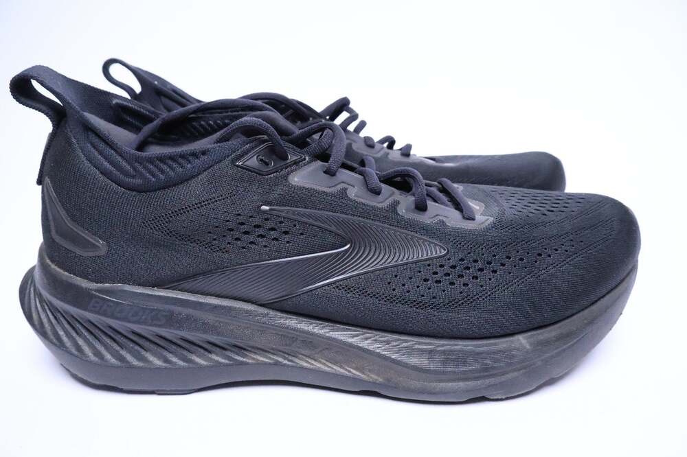 Brooks Glycerin 23 Mens Size 11.5 Black Athletic Running Shoes Sneakers #296
